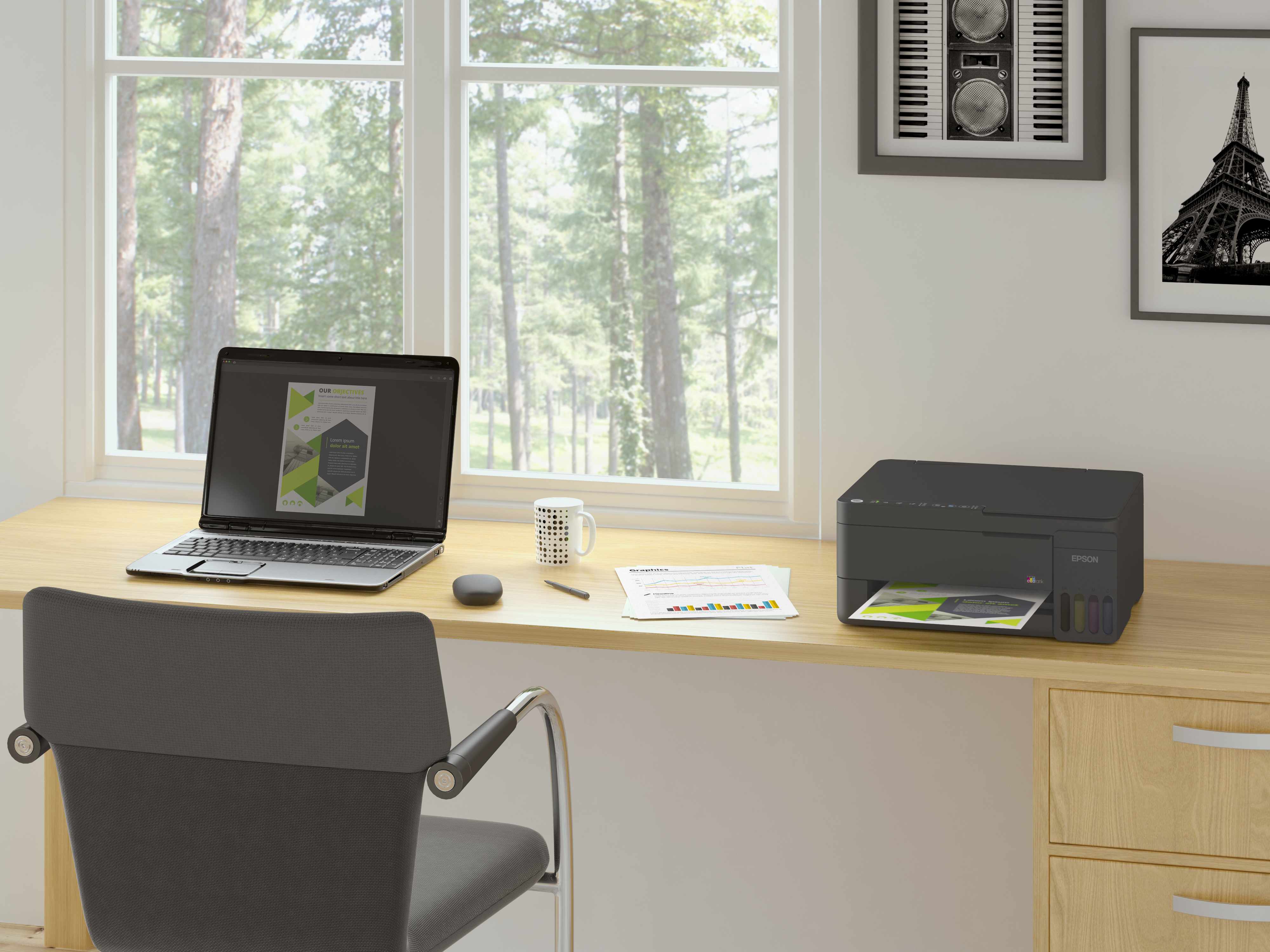 Epson EcoTank | L3351 | Inkjet | Colour | Multifuction Printer | A4 | Wi-Fi | Black