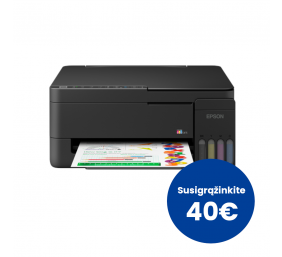 Epson EcoTank L3351 Spausdintuvas rašalinis spalvotas MFP A4 33 ppm USB Wi-Fi