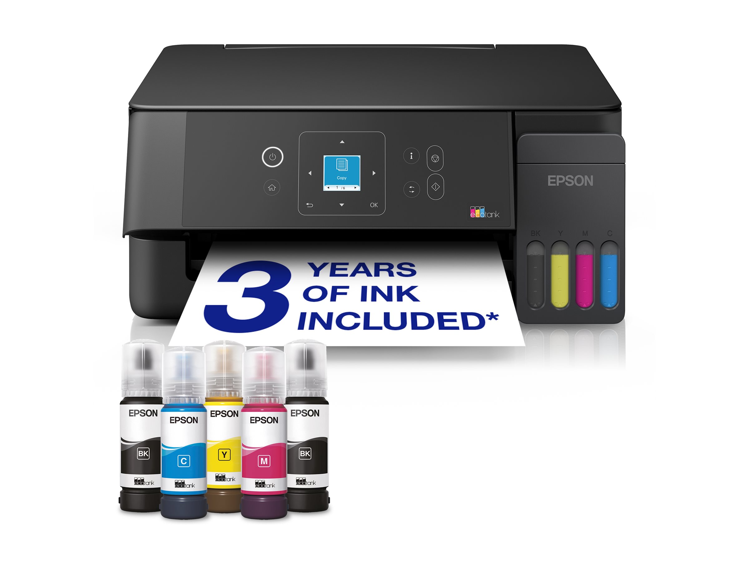 Epson EcoTank | L3360 | Inkjet | Colour | Multifuction Printer | A4 | Wi-Fi | Black
