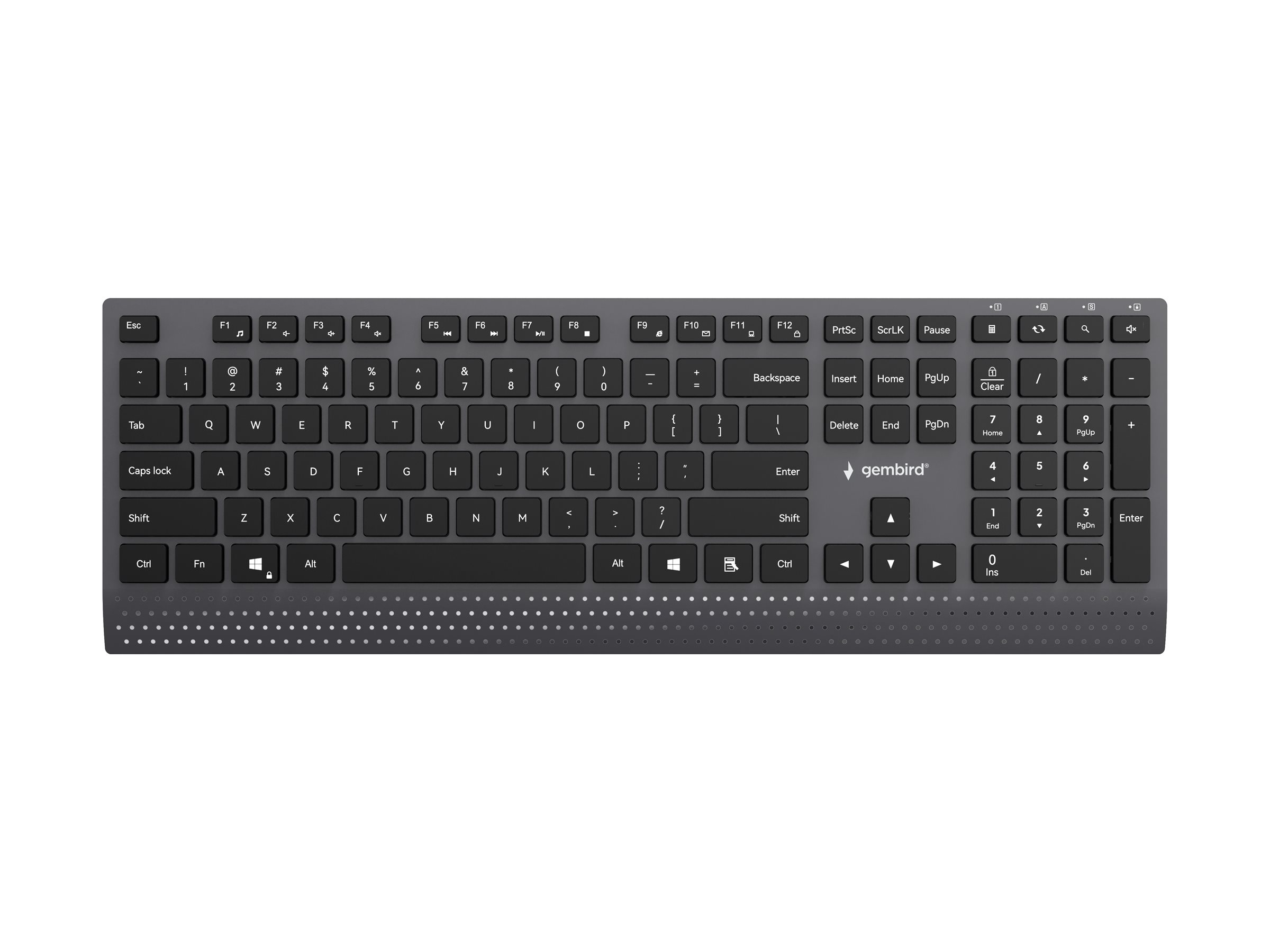 Gembird KB-MCH-06 | Keyboard | Wired | US | Black