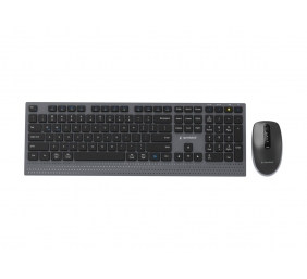 Gembird KBS-WPS-02 | Keyboard and Mouse Set | Wireless | US | Bluetooth | Black