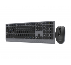 Gembird KBS-WPS-02-CYRL | Keyboard and Mouse Set | Wireless | Cyrillic | Bluetooth | Black