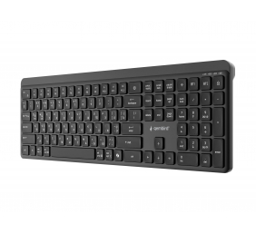 Gembird KB-WPS-03-CYRL | Keyboard | Wireless | Cyrillic | Bluetooth | Black