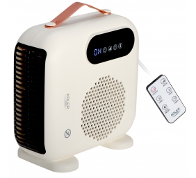 Adler LED Fan Heater with Remote Control | AD 7756 | Fan heater | 2000 W | Beige | IPX0