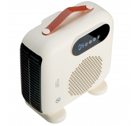 Adler LED Fan Heater with Remote Control | AD 7756 | Fan heater | 2000 W | Beige | IPX0