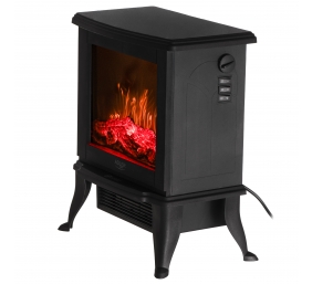 Adler Electric Fireplace | AD 7754 | Ceramic | 1800 W | Number of power levels 2 | Black