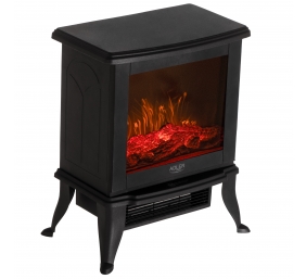 Adler Electric Fireplace | AD 7754 | Ceramic | 1800 W | Number of power levels 2 | Black