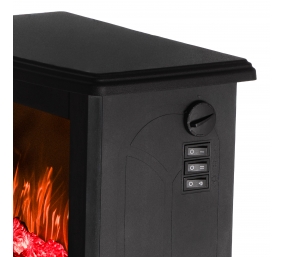 Adler Electric Fireplace | AD 7754 | Ceramic | 1800 W | Number of power levels 2 | Black
