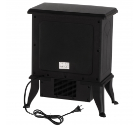 Adler Electric Fireplace | AD 7754 | Ceramic | 1800 W | Number of power levels 2 | Black