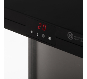 Adler LED electric fireplace with remote control | AD 7755 | Ceramic Heater | 2000 W | Number of power levels 2 | Black