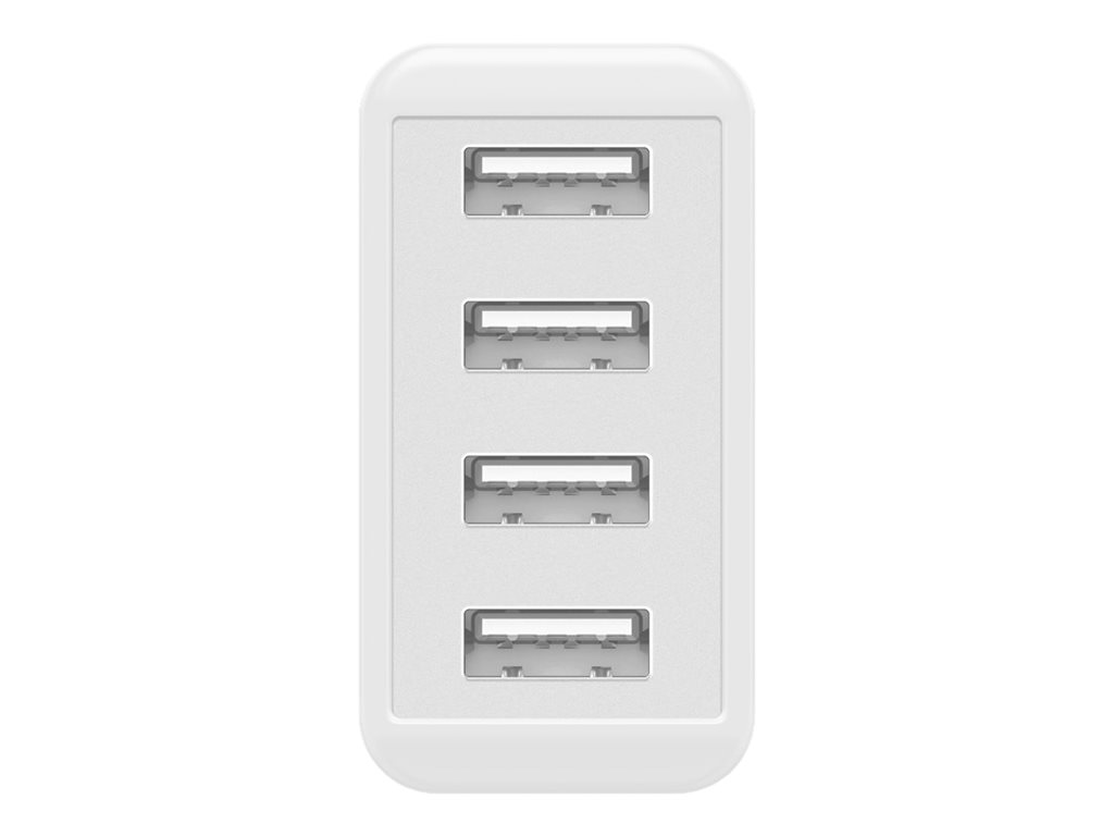 Goobay 44962 30 W USB-A Multiport Charger, White