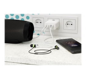 Goobay 44962 30 W USB-A Multiport Charger, White