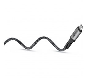 Goobay USB-C Cable, USB4, 1.8 m, bBack/Silver | USB-C to USB-C