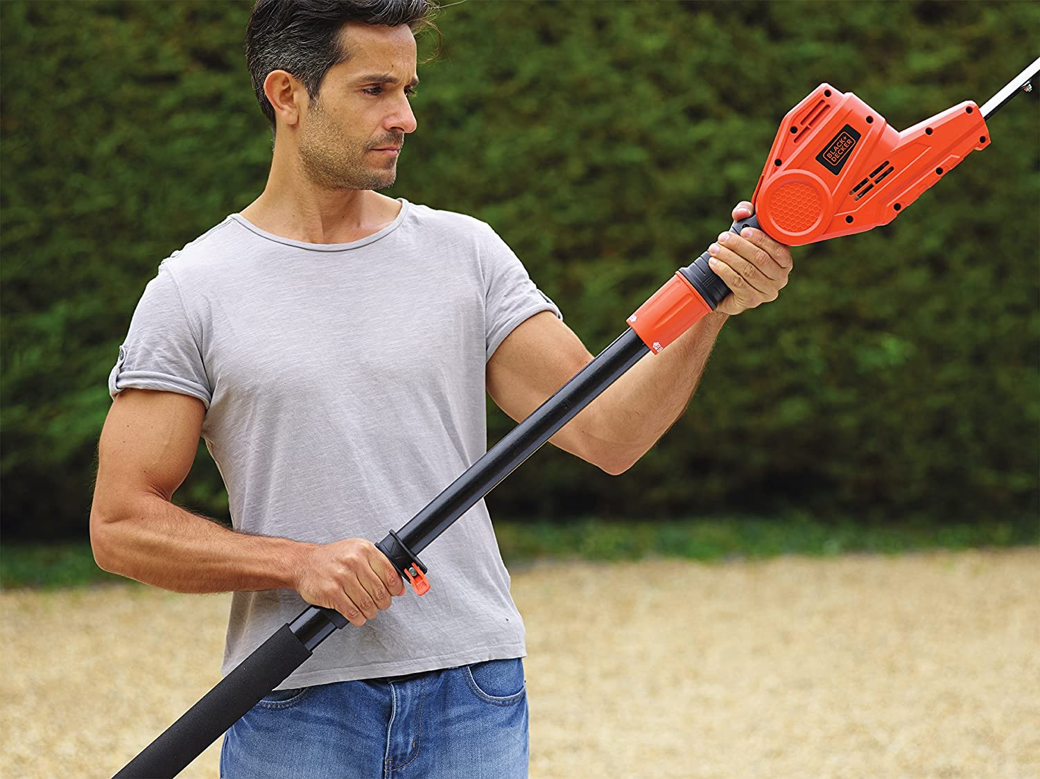 BLACK & DECKER | Telescopic hedge trimmer, PH5551-QS, 550 W