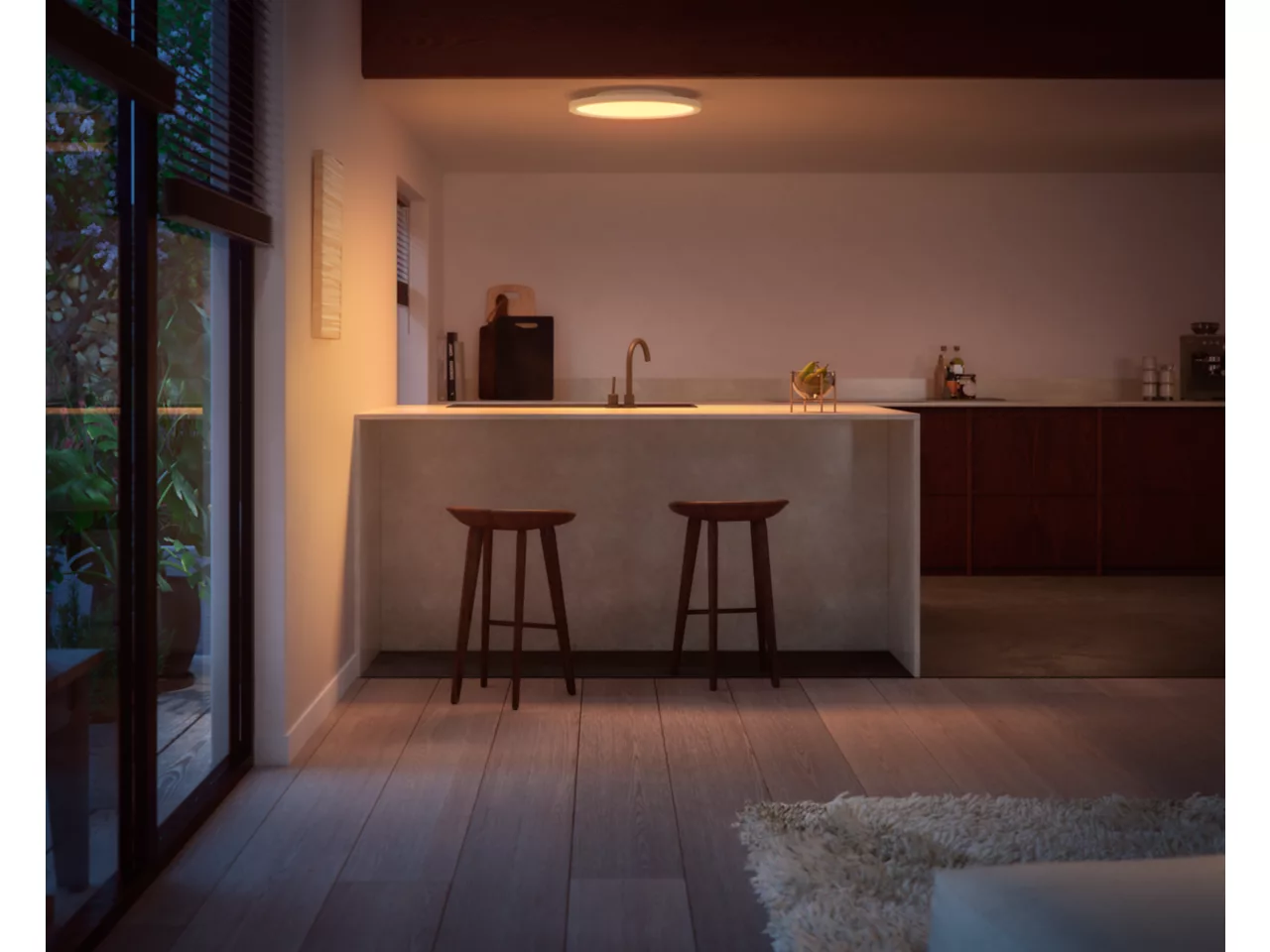 Philips Hue Surimu round panel light, 39.5 cm | Bluetooth, Zigbee