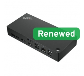 Lenovo Renewed ThinkPad Universal USB-C Dock 40AY 90W Used incl. PSU