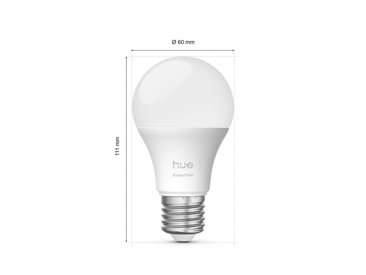 Philips Hue E WCA 806 A60 1P EU | E27 | 8 W | 16 million colours, White and colour light | Bluetooth, Zigbee