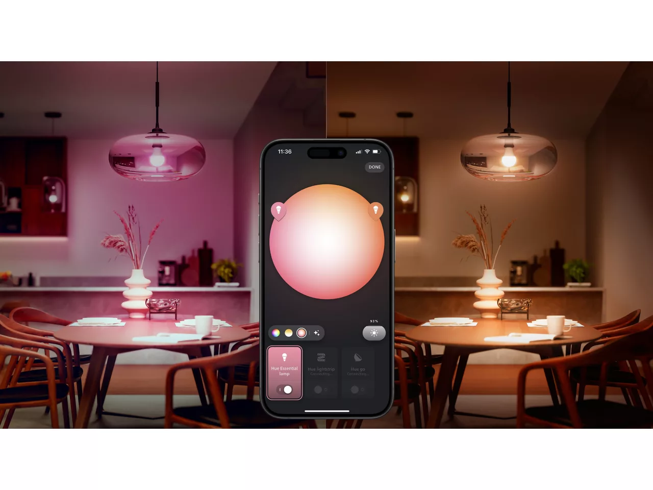 Philips Hue E WCA 806 A60 1P EU | E27 | 8 W | 16 million colours, White and colour light | Bluetooth, Zigbee