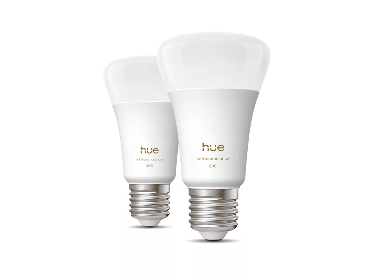 Philips Hue WA 810 A60 2P EU | E27 | 6 W | White and colour light | Bluetooth and Zigbee