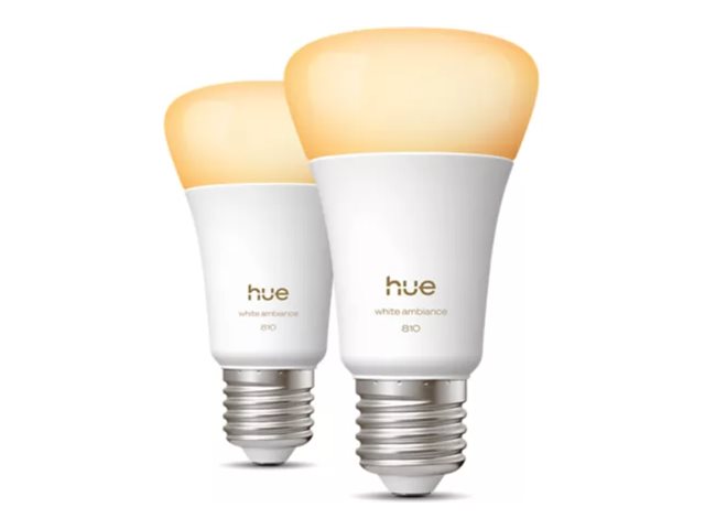 Philips Hue WA 810 A60 2P EU | E27 | 6 W | White and colour light | Bluetooth and Zigbee