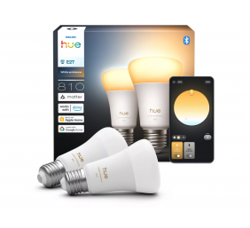Philips Hue WA 810 A60 2P EU | E27 | 6 W | White and colour light | Bluetooth and Zigbee