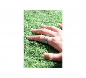 Ultrahuman | Ring Air | Raw Titanium | Size 8 | Smart Ring
