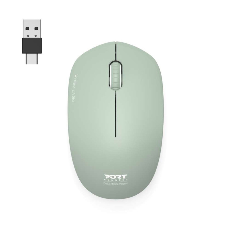 PORT CONNECT Mouse | Collection II | Wireless | 2.4 GHz | Vert Olive