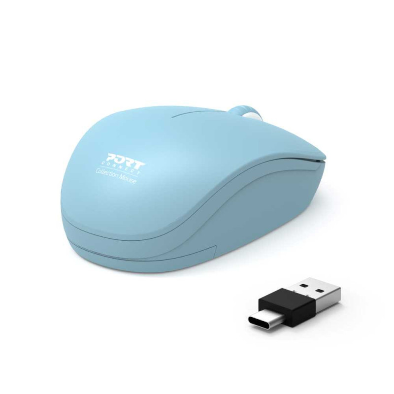 PORT CONNECT Mouse | Collection II | Wireless | 2.4 GHz | Pastel Blue
