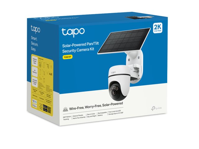 TP-Link TC90 KIT Solar-Powered Pan/Tilt Security Camera Kit | TP-LINK