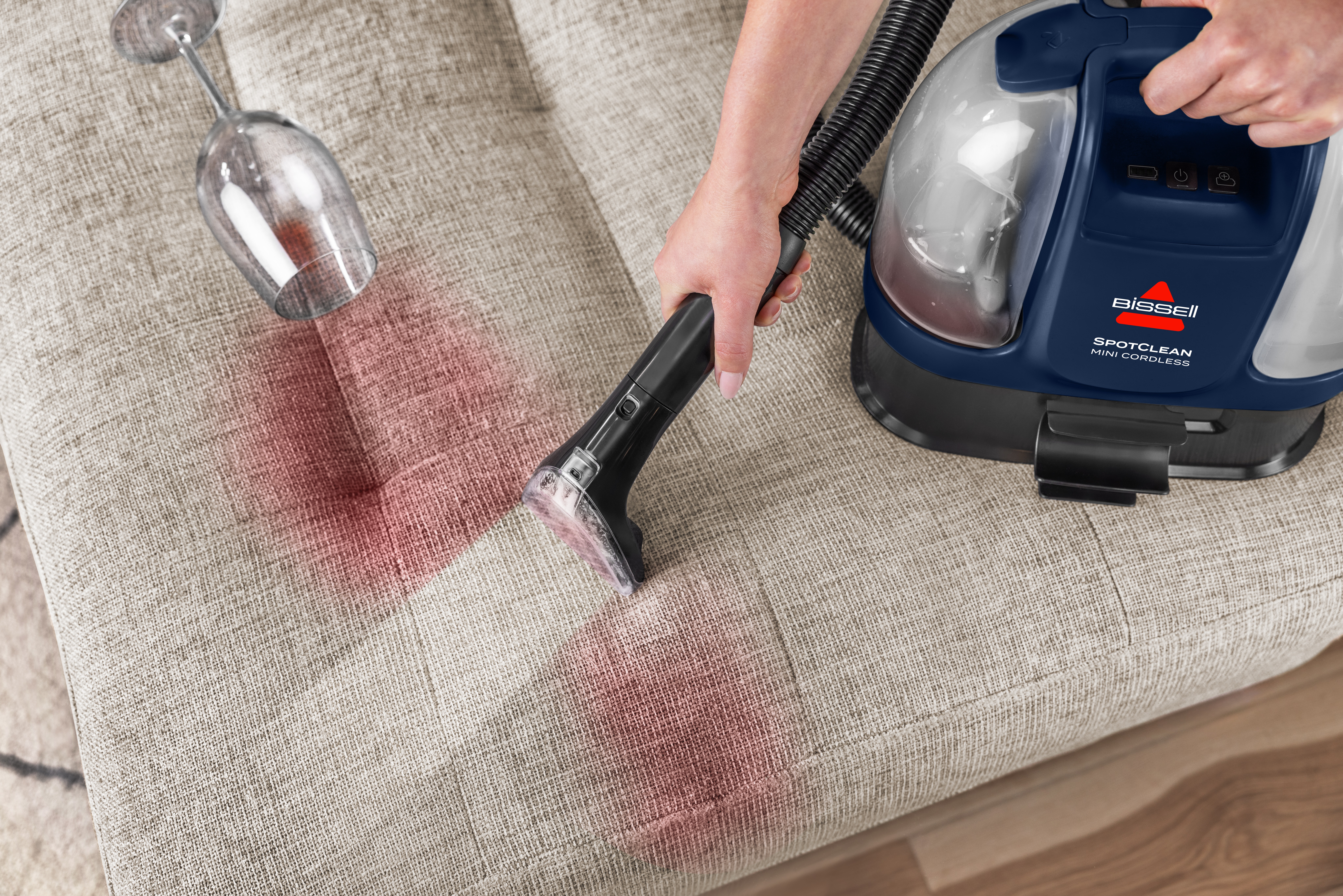 Bissell | Carpet and Upholstery Cleaner | SpotClean Mini | Cordless operating | Washing function | 165 W | 18 V | Operating time (max) 20 min