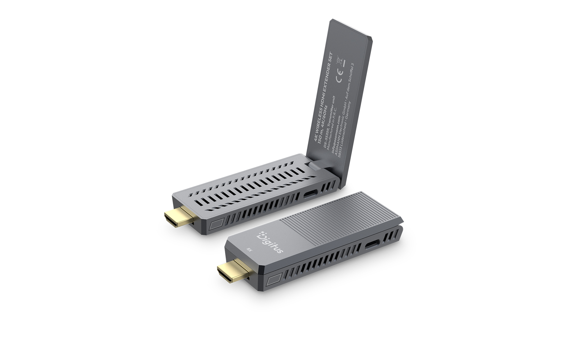 Digitus 4K Wireless HDMI Extender Set, 150 m, 4K/60Hz | DS-55359
