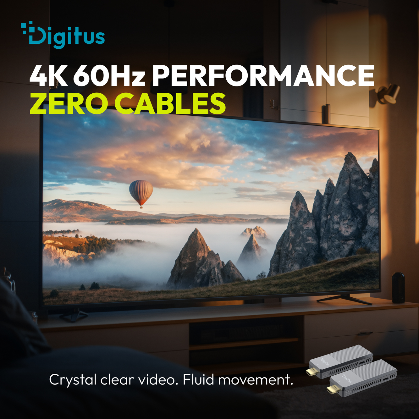 Digitus 4K Wireless HDMI Extender Set, 150 m, 4K/60Hz | DS-55359