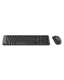 Logitech MK220 Combo Belaidė klaviatūra + pelė, US, Juoda