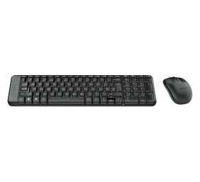 Logitech MK220 Combo Belaidė klaviatūra + pelė, US, Juoda