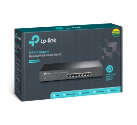 TP-LINK | 8-Port Gigabit Switch | TL-SG1008 | Unmanaged | Desktop/Rackmountable | 1 Gbps (RJ-45) ports quantity | 10 Gbps (RJ-45) ports quantity | SFP ports quantity | SFP+ ports quantity | Combo ports quantity | PoE ports quantity | PoE+ ports quantity |