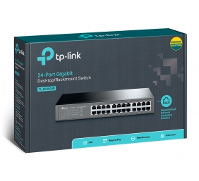 TP-LINK | Switch | TL-SG1024D | Unmanaged | Desktop/Rackmountable | Gigabit Ethernet (copper) ports quantity 24