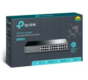 TP-LINK | Switch | TL-SG1024D | Unmanaged | Desktop/Rackmountable | 1 Gbps (RJ-45) ports quantity 24 | PoE ports quantity | Power supply type | 36 month(s)
