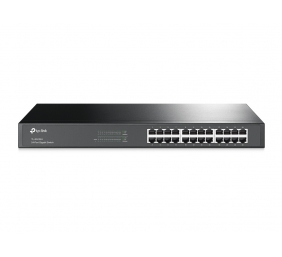 TP-LINK | 24-Port Gigabit Rackmount Switch | TL-SG1024 | Unmanaged | Rackmountable | 1 Gbps (RJ-45) ports quantity | 10 Gbps (RJ-45) ports quantity | SFP ports quantity | SFP+ ports quantity | Combo ports quantity | PoE ports quantity | PoE+ ports quantit