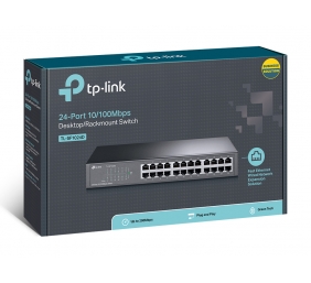 TP-LINK | Switch | TL-SF1024D | Unmanaged | Desktop/Rackmountable | 10/100 Mbps (RJ-45) ports quantity 24 | 1 Gbps (RJ-45) ports quantity | SFP ports quantity | PoE ports quantity | PoE+ ports quantity | Power supply type External | month(s)