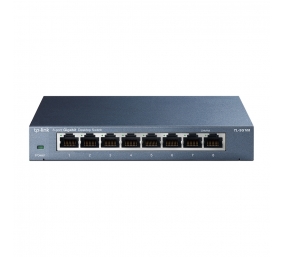TP-LINK | Switch | TL-SG108 | Unmanaged | Desktop | Gigabit Ethernet (copper) ports quantity 8 | Power supply type External