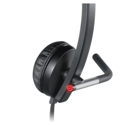 Logitech H650e Stereo Laidinės ausinės USB-A, Juoda