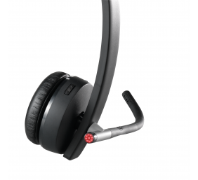 Logitech H820e Mono Belaidės ausinės, DECT USB-A, Juoda