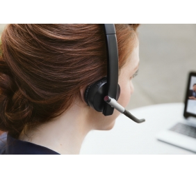 Logitech H820e Mono Belaidės ausinės, DECT USB-A, Juoda