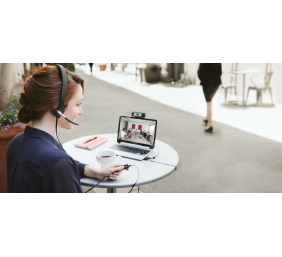Logitech H820e Mono Belaidės ausinės, DECT USB-A, Juoda