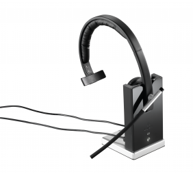 Logitech H820e Mono Belaidės ausinės, DECT USB-A, Juoda