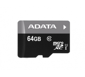 ADATA | Premier UHS-I | 64 GB | MicroSDXC | Flash memory class 10 | SD adapter