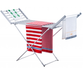 Adler | Foldable electric clothes drying rack | AD 7821 | 220 W | Silver/White