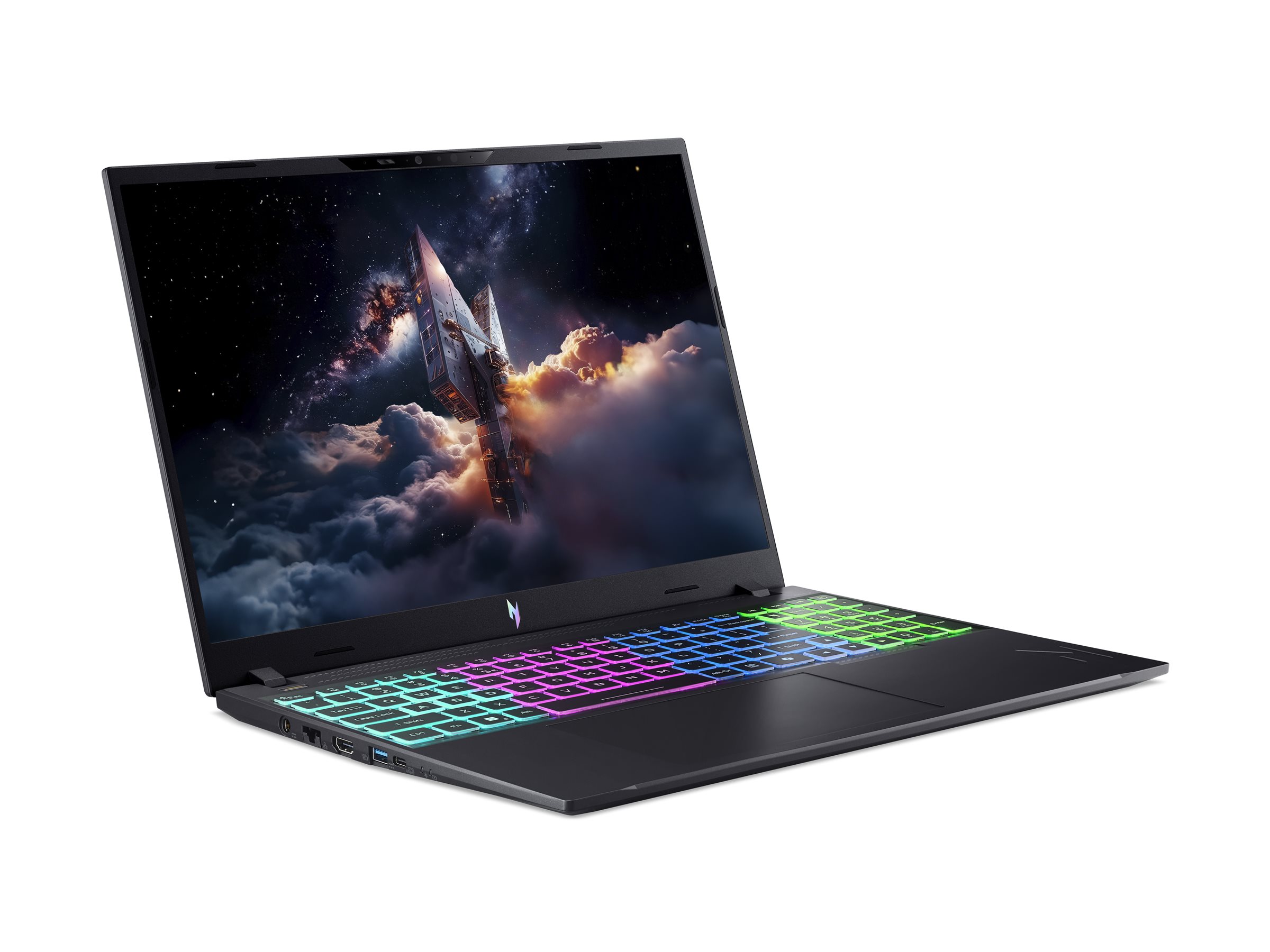 Acer Nitro V 16 AI ANV16-A71 | Black | 16 " | IPS | WUXGA | 1920 x 1200 pixels | Anti-glare | AMD Ryzen AI 7 | 450 | 32 GB | DDR5 SDRAM | Solid-state drive capacity 1000 GB | NVIDIA GeForce RTX 5060 | GDDR7 | 8 GB | Windows 11 Home | 802.11ax | Bluetooth 