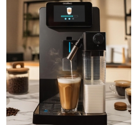Cecotec Coffee machine | Cremmaet Latte Jar | Pump pressure 19 bar | Automatic | Built-in milk frother | Black/Silver | 1500 W
