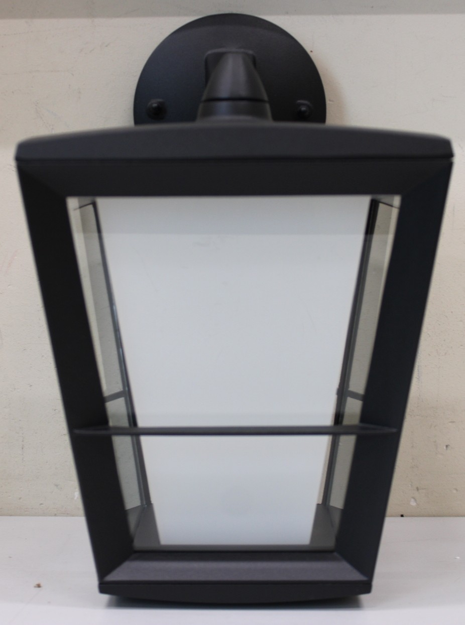 SALE OUT. | Philips Hue WCA Econic Outdoor Wall Lantern | 15 W | 2000-6500 Hue White Colour Ambiance | DAMAGED PACKAGING | 24 month(s)
